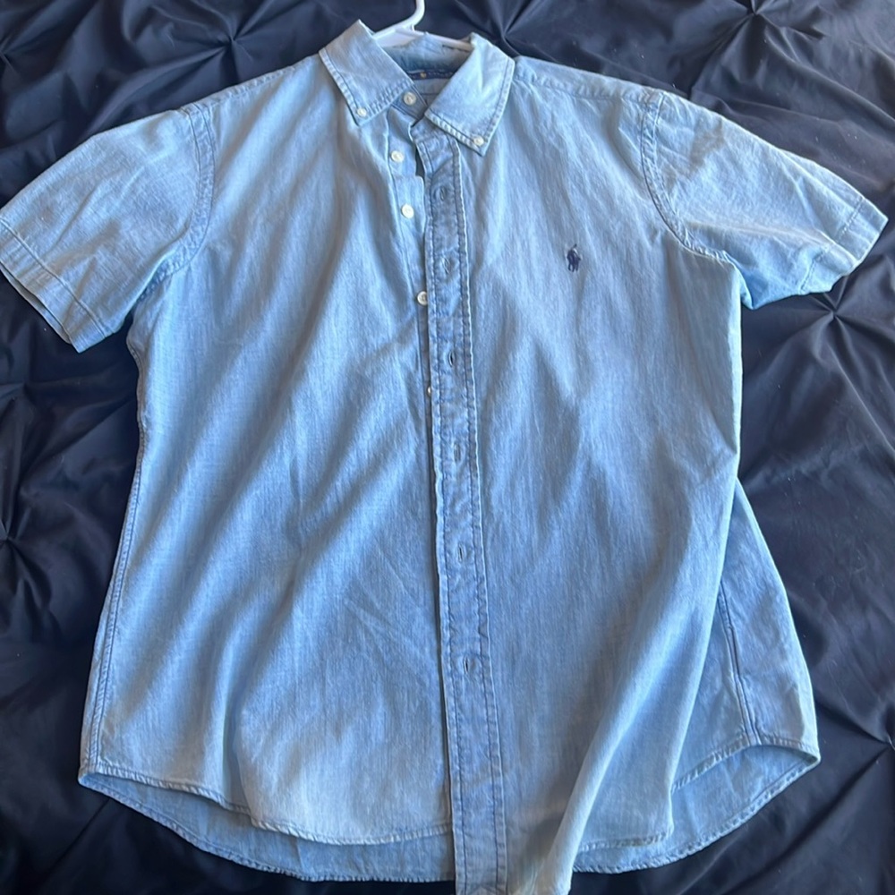 Denim Polo shirt